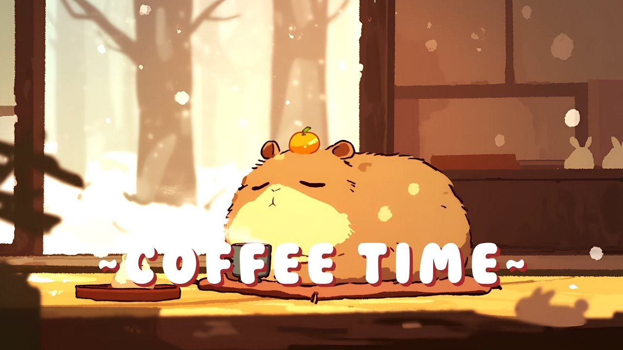 Capybara Chill Station - Ambient Study Beats Mix ~ Peaceful Moments ~ 🦫 🎵 🌙 | Study Aid