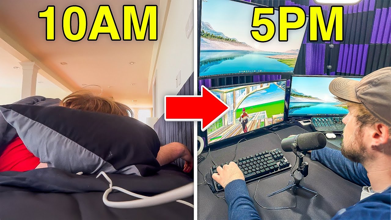 Day in the Life of a Fortnite YouTuber