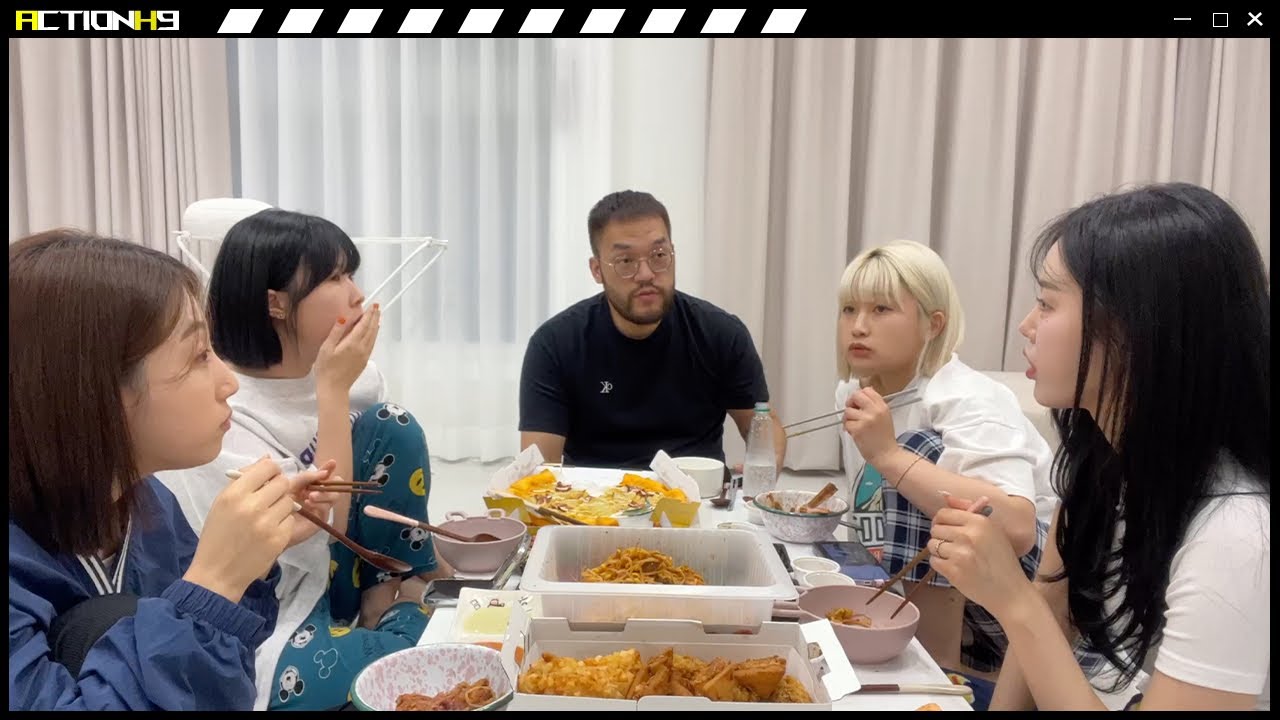 실직자 막내처제가 직장동료를 집으로 초대했습니다