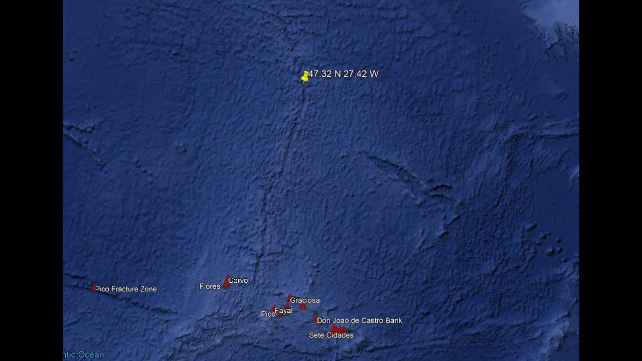 5.8 Earthquake Mid Atlantic Ridge