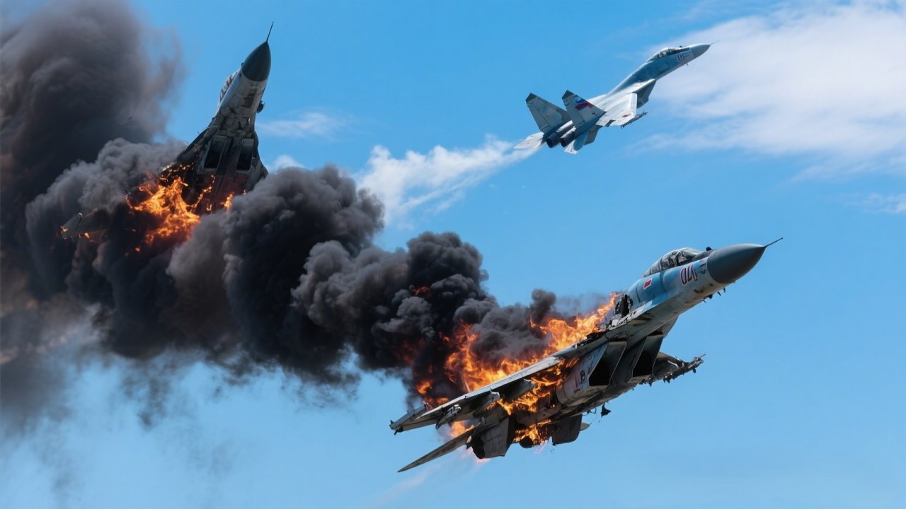 2 minutes ago! Russia's defense against Iran, Russian MiG-29 counterattack