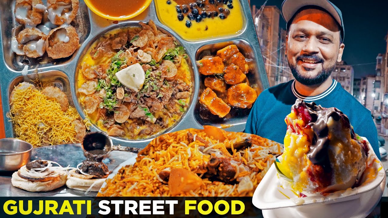 Gujarati Street Food in Dhoraji | Memon Khaosuey, Tikka Biryani, Gola Ganda, Khattay Aalo Karachi PK