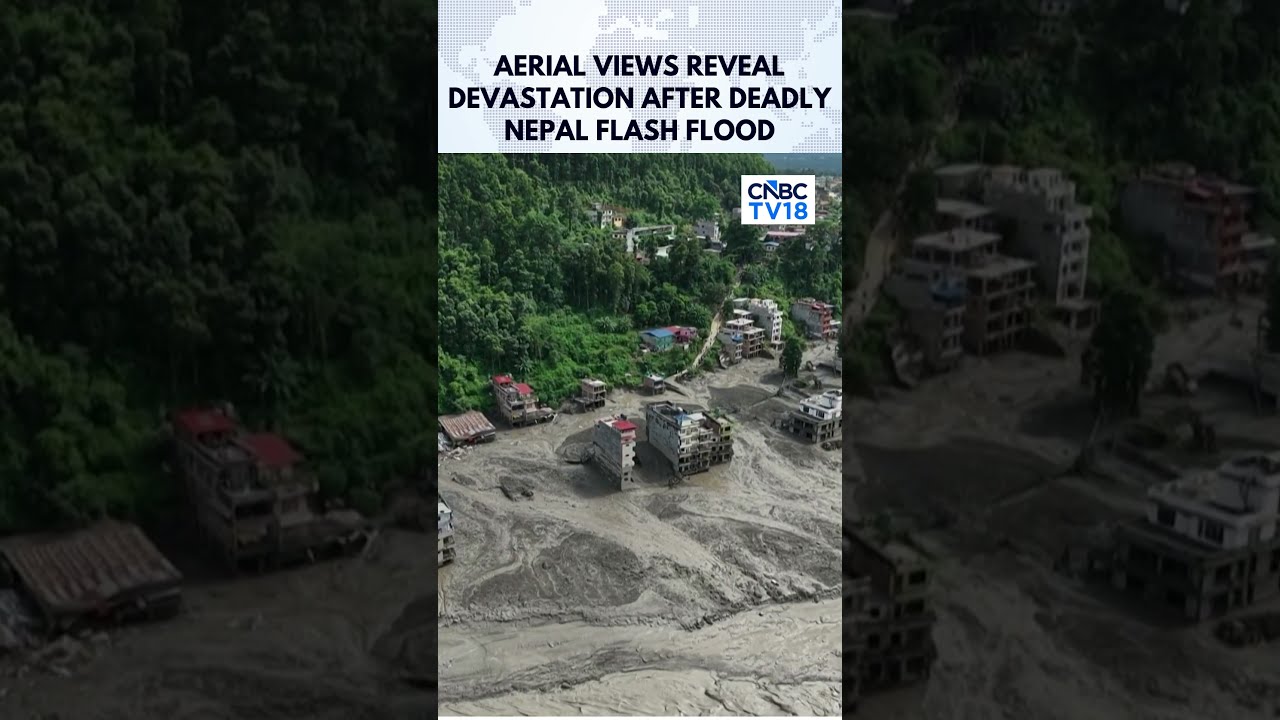 Nepal Flood Aftermath: Aerial Views Reveal Devastation After Deadly Nepal Flash Flood | N18G