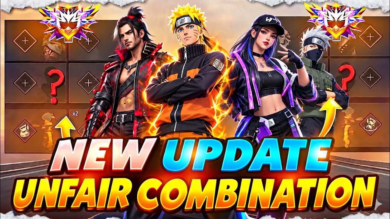 Unfair Character Combination 😱 | Best BR Rank Character Combination in Season 53 #brranked