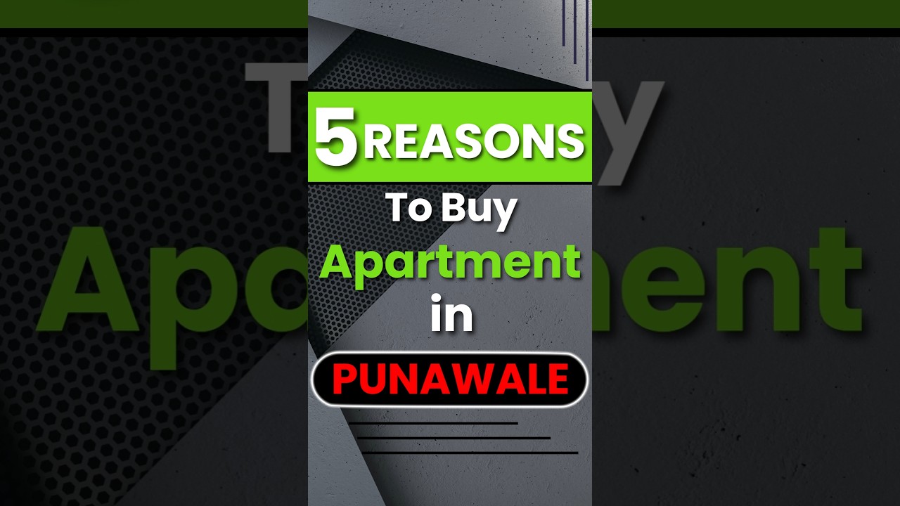 5 Reasons to Buy Apartment in PUNAWALE, Pune  #shiningestates