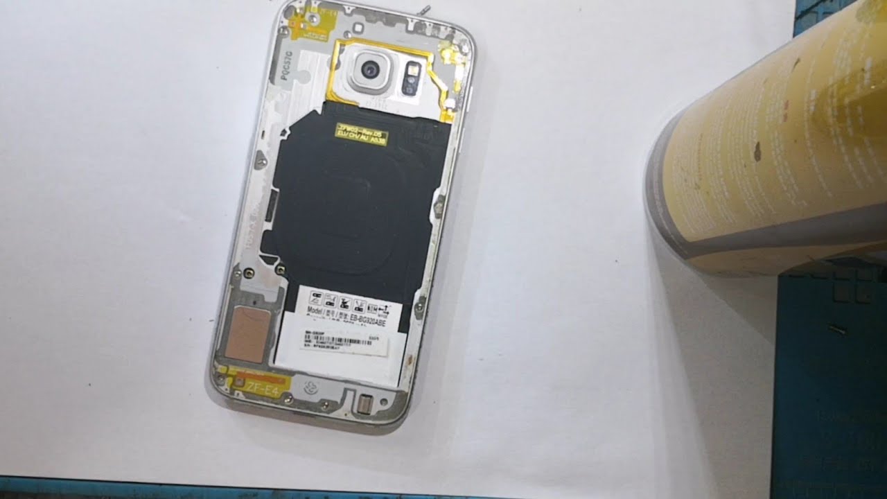 طريقة تغيير كونكتور الشحن سامسونج S6 من فوق  شاشة الهاتف PORT USB SAMSUNG G920f Repair