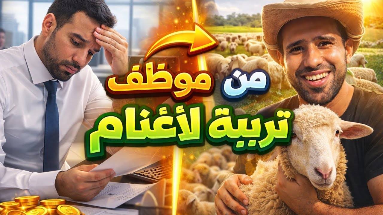 تربية الأغنام vsللوظيفه ..                                      دردشة سرحه بعد الاهتمام في المواليد 