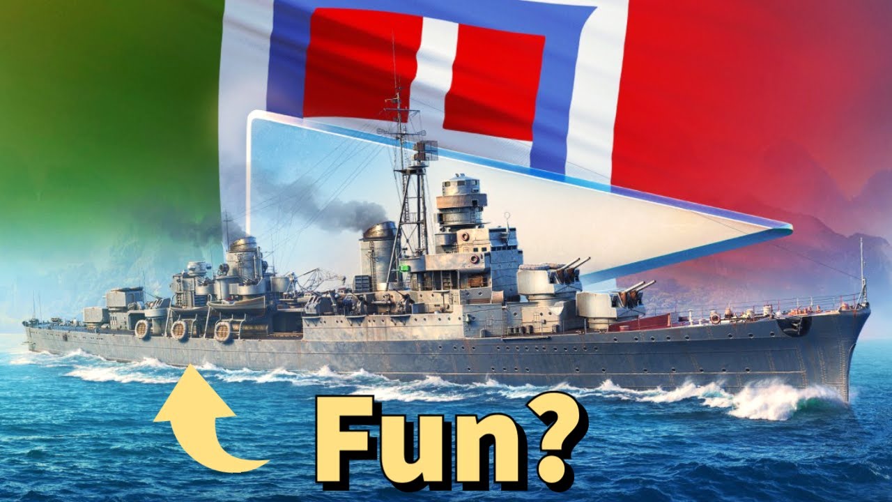 My very first game in the Cuniberti...Italian destroyers are fun