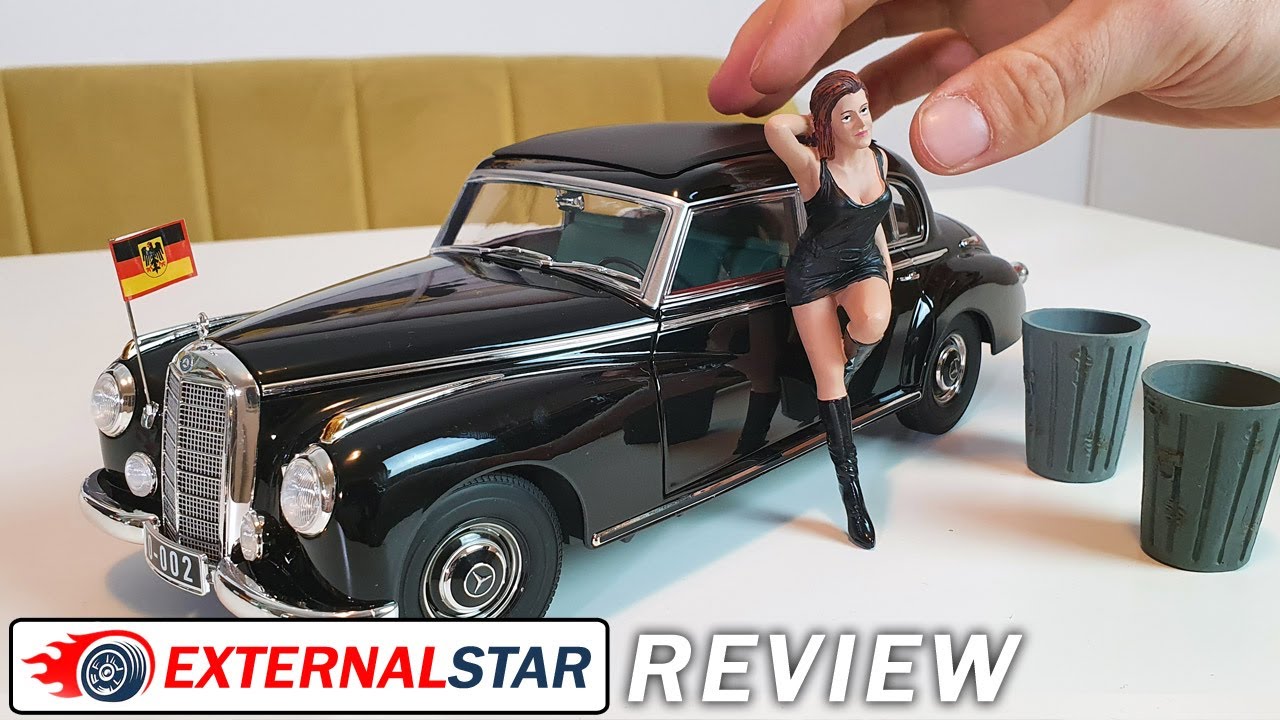 Mercedes Benz 300 Adenauer W186 black 1:18 Norev review