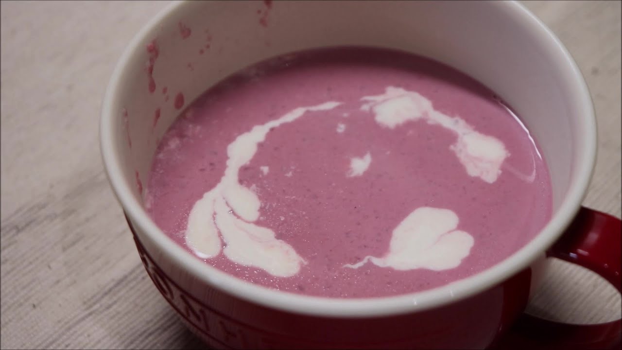 soupe de betterave en 3 ingrédients! très facile mais très délicieux