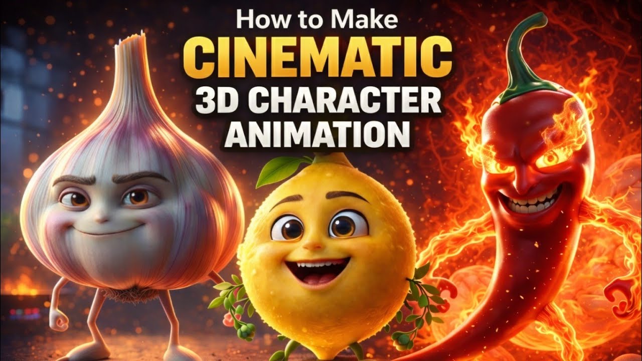How to Make Cinematic 3D Character Animation | Ultra Realistic Pixar-Style AI Cartoon | Failuretube