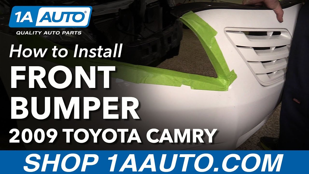 Как снять и установить передний бампер Toyota Camry 06-11