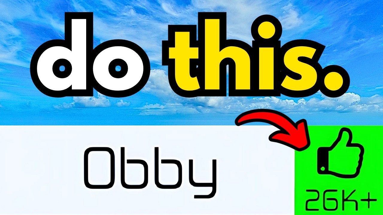 Watch THIS Before Building in Obby Creator...