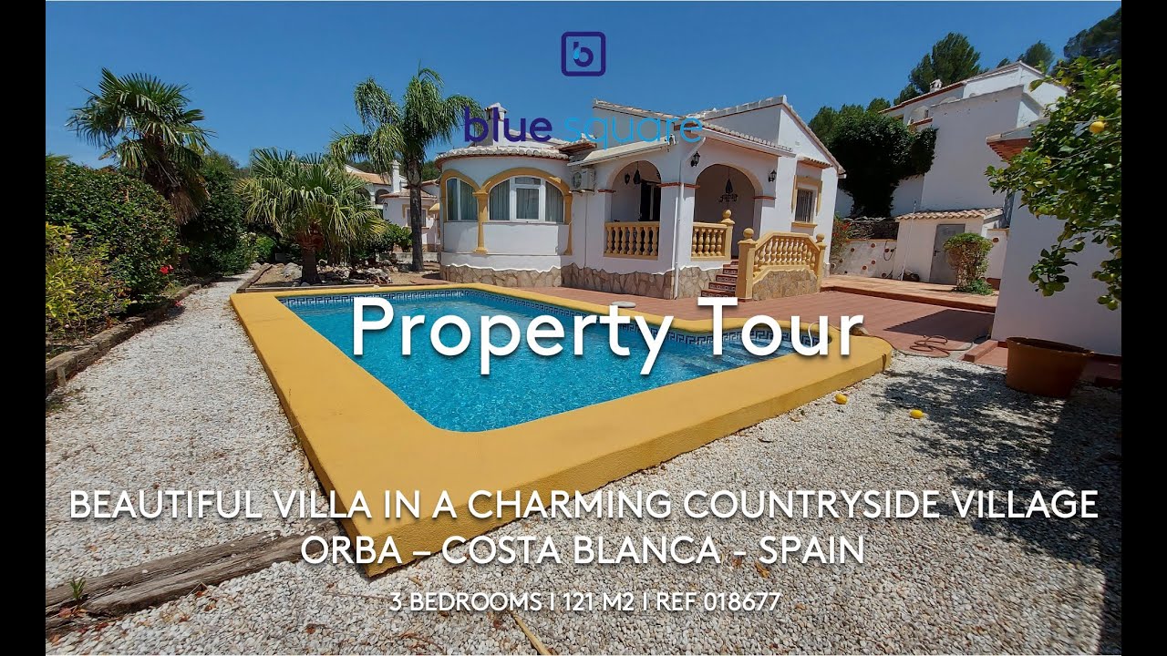Beautiful villa on one level with pool in the charming village of Orba I BLUE SQUARE I REF 018677