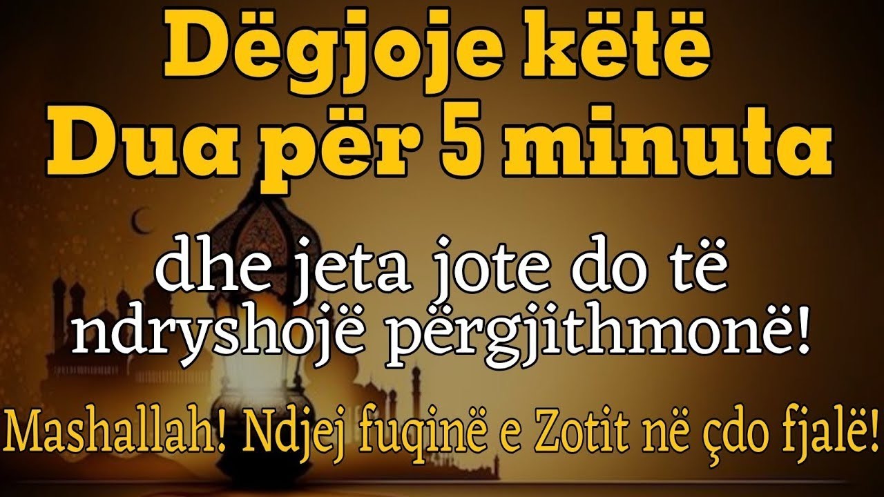 Dëgjoje këtë dua për 5 minuta — çdo derë e mbyllur do të hapet, Inshallah!