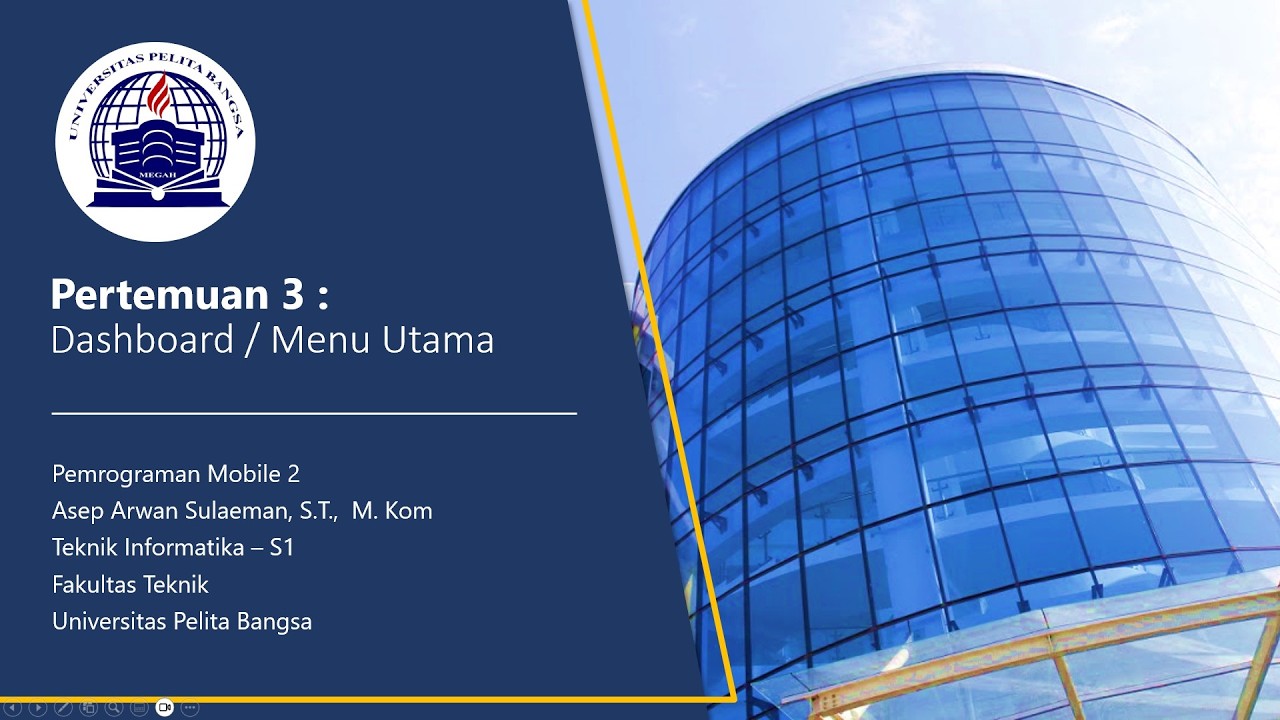 Pertemuan 3 Pemograman Mobile 2 untuk kelas I243B