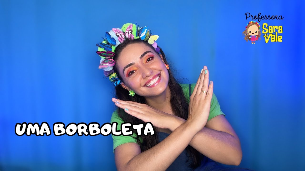 Uma borboleta- música com gestos #paracrianças