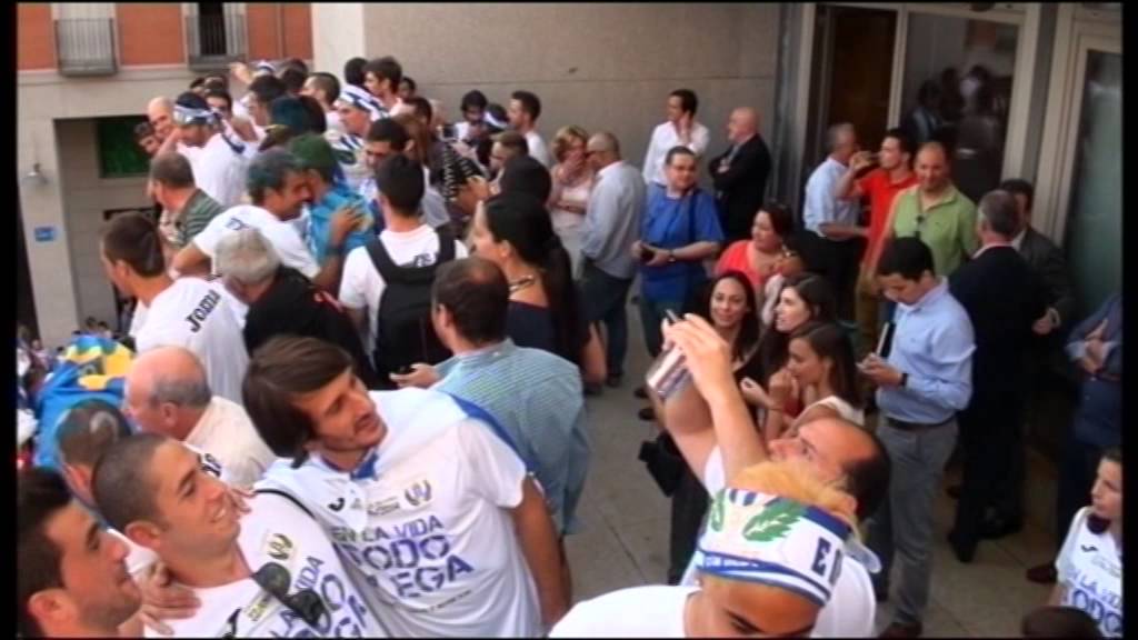 Recepci&oacute;n del 'Lega' en el Ayuntamiento para celebrar su ascenso a Segunda