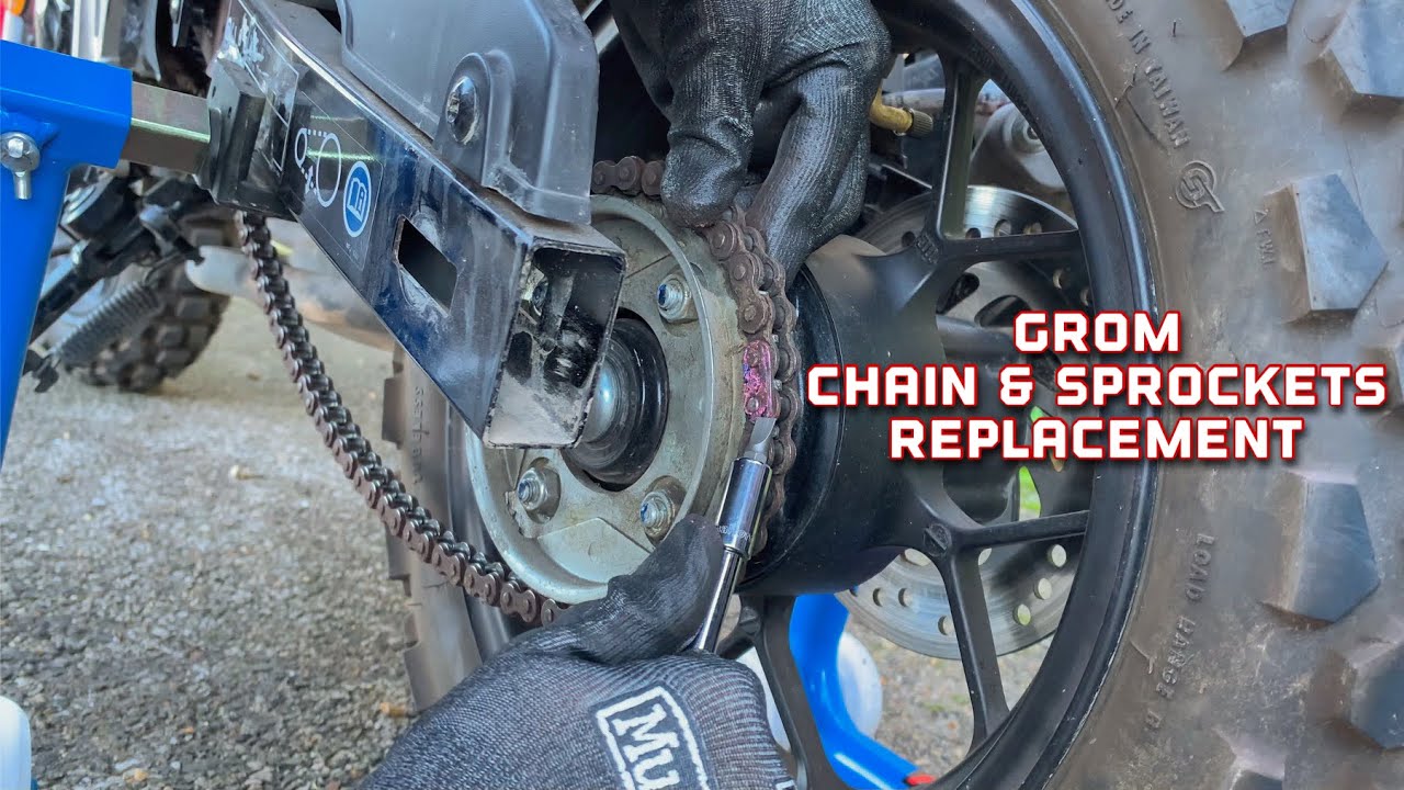 Changing my Grom’s chain & sprockets
