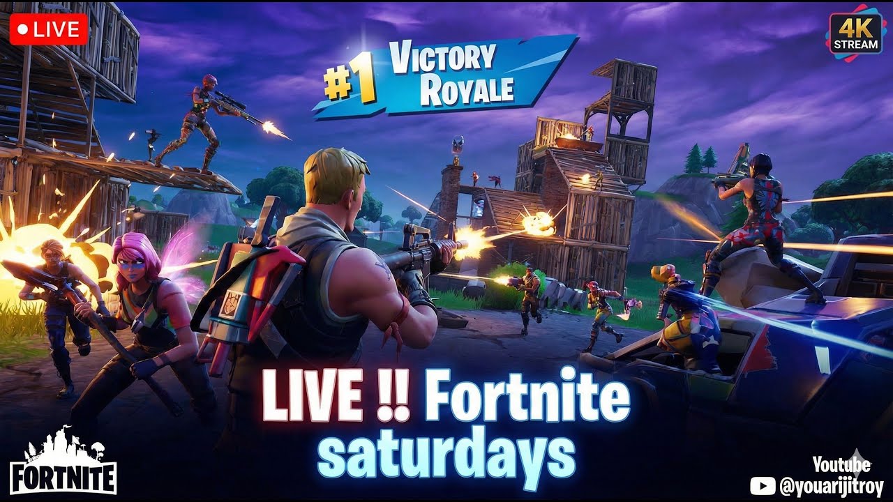 🔴 LIVE: DOMINATING Lobbies! 🏆 Fortnite Saturdays Stream (4K)