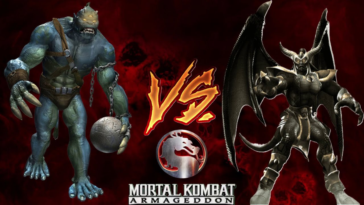 Mortal Kombat Armageddon (PS2) | Modo Versus | Moloch VS Onaga.