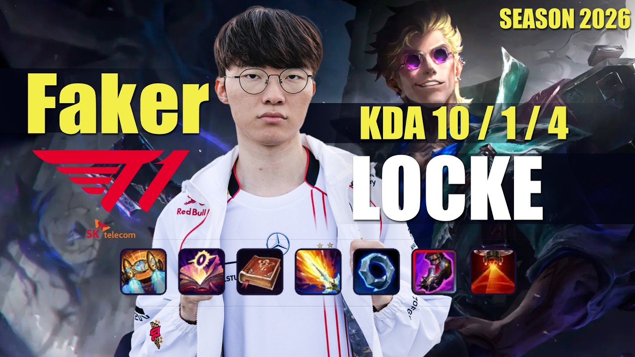 T1 Faker LOCKE vs OTP ZOE Mid - Patch 26.15 KR Ranked | lolrec