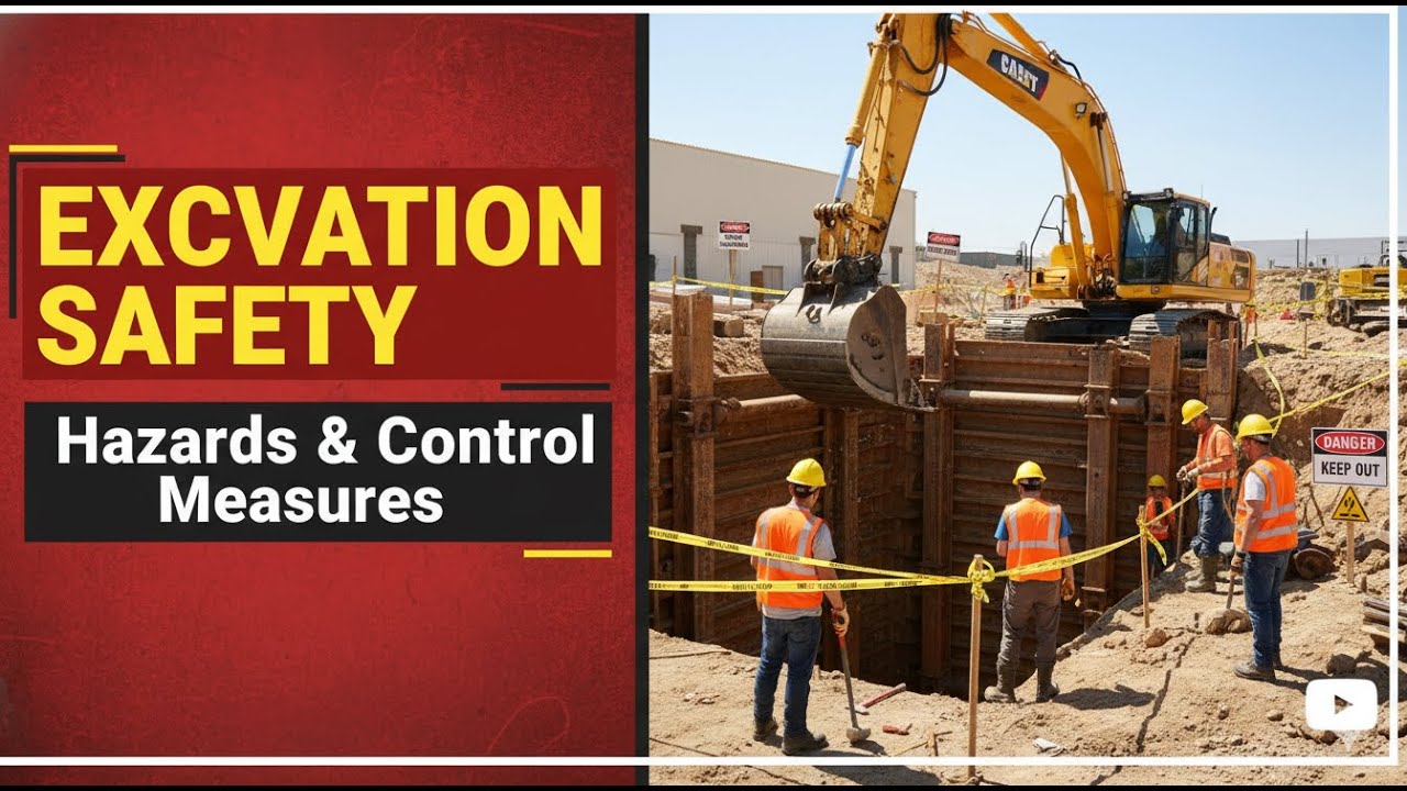 Excavation Safety Training | Hazards, Control Measures & International Standards Explained