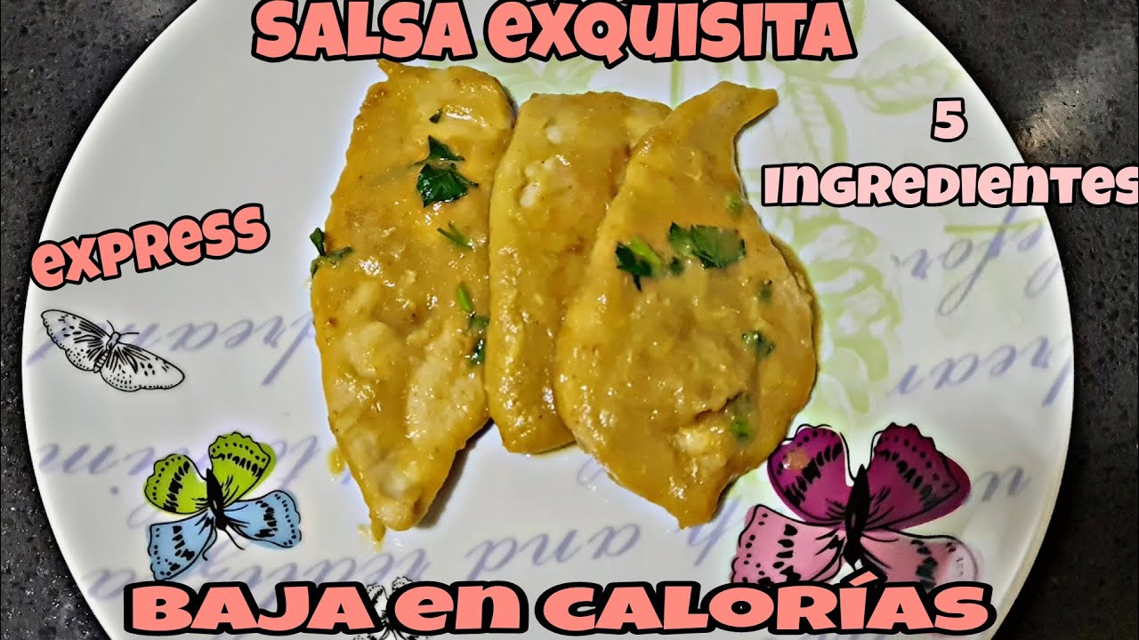 POLLO EN SALSA DE MANZANA | Como Hacer Salsa de Manzana Para Carnes ⭐🍏