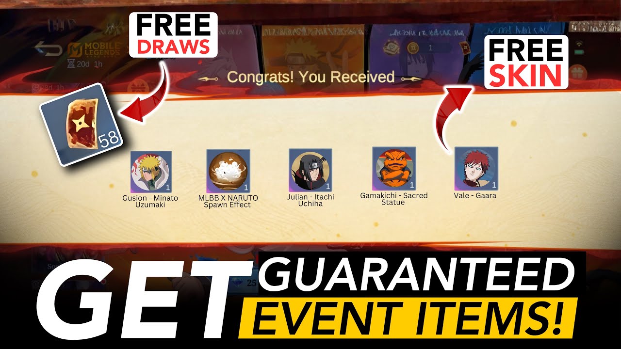 NARUTO 2.0 IS FINALLY HERE WITH MANY 🎁FREEBIES & SKINS⁉️MAINLY FEATURING MINATO & ITACHI