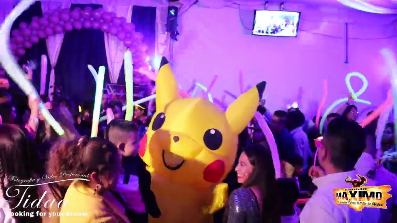 Batucada Lux & Neón Party en los xv años de Yiselli - Sonido Maximo 24/08/19
