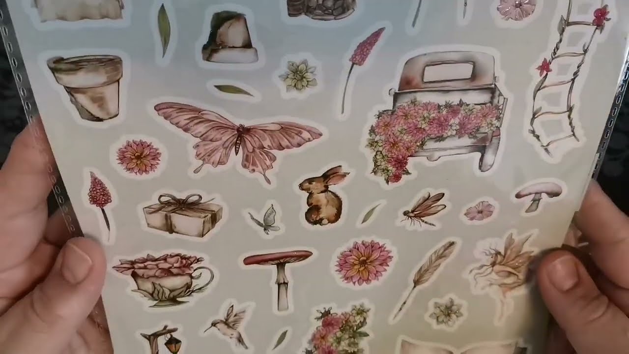 Alle 8 Embossed Sticker Sets von Action und mehr. #action #haul 03.07.2024