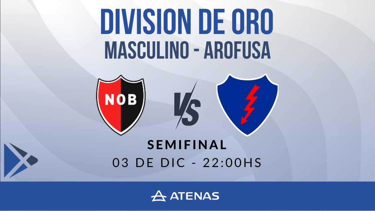 #TORNEO DIVISION DE ORO AROFUSA 2025 - Semifinal - Newell´s vs Velocidad