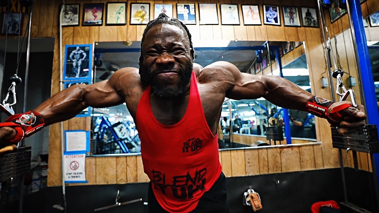 Я тренировался в Diamond Gym для участия в конкурсе 