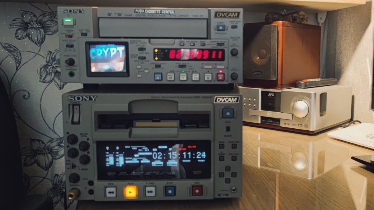 📼Sony DSR-25/Panasonic AG DV-2700E/Sony DSR-1500AP/ Три цифровидика в одном видео. Копирование DVCAM