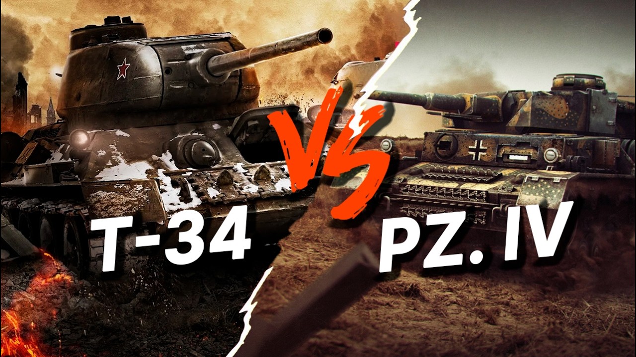 РАЗБОР: Т-34 против немецкого Pz. IV- НЕУТЕШИТЕЛЬНЫЕ выводы