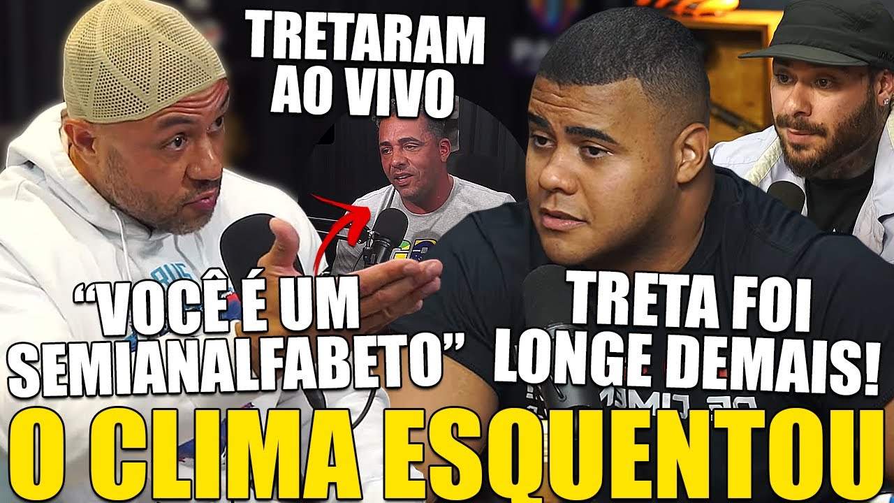 TRETA DO BITELO SAI DO CONTROLE AO VIVO E CLIMA ESQUENTA EM DEBATE DO ZIAD VS VAL