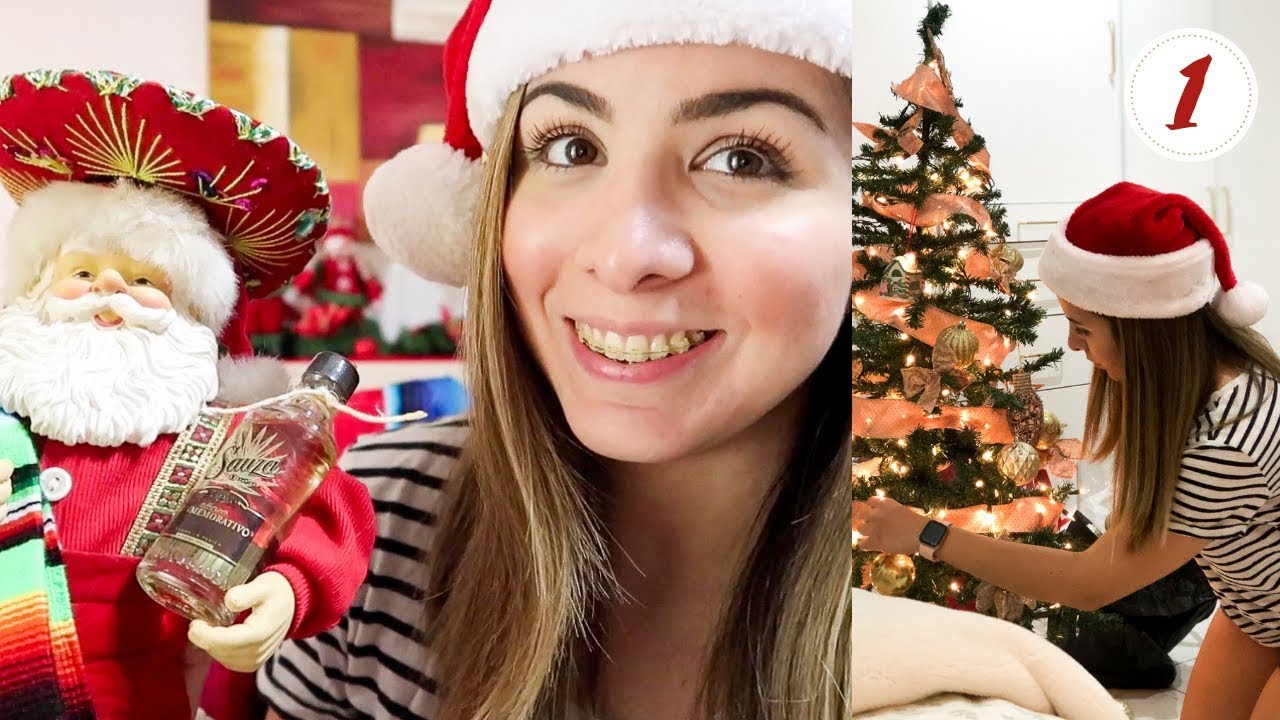Decorando mi cuarto + pino de navidad  | Vlogmas #1