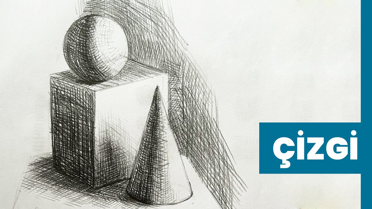 RESİM SANAT EĞİTİMİ 2 | Çizgi Çalışması - Tarama ile Gölgelendirme | Pen/Pencil Stroke