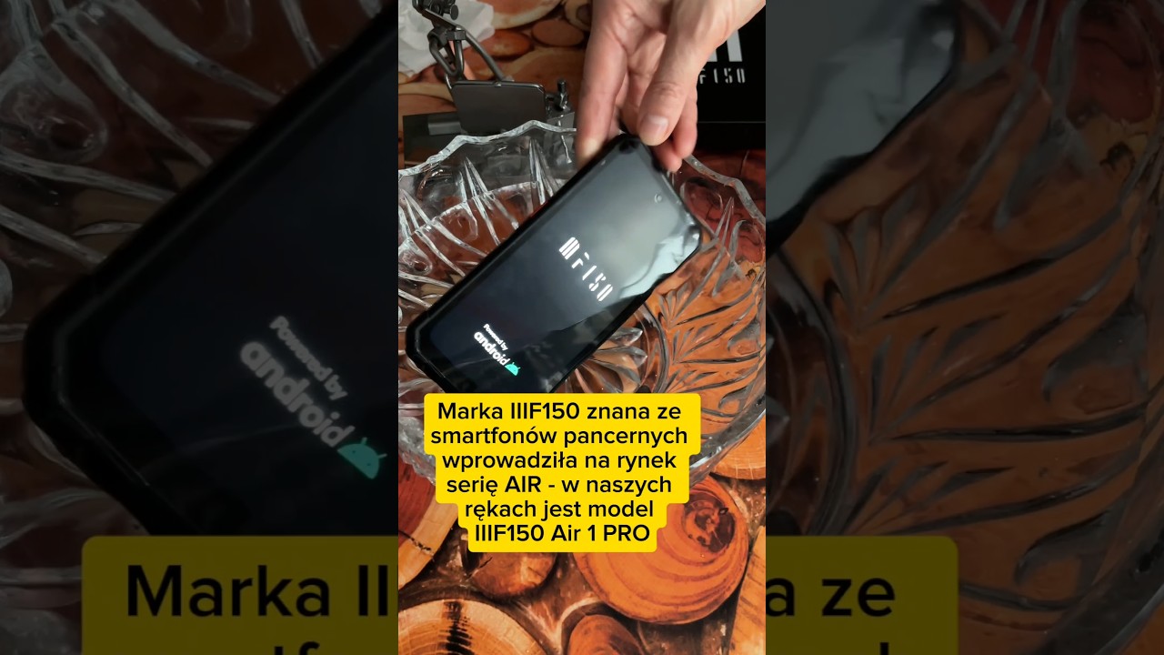 Marka IIIF150 wprowadziła do Polski smartfon pancerny - IIIF150 Air 1 PRO - Unboxing