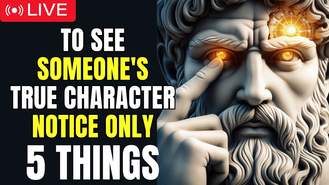 Unmask Anyone’s True Self in Seconds: Spot These 5 Telltale Signs! | Stoicism #stoicism #stoics