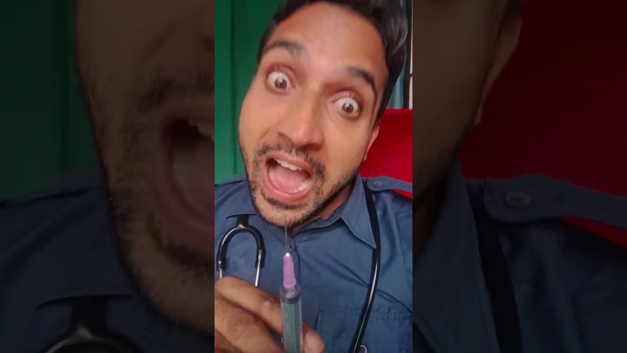 Doctor uncle doctor uncle sui nhi lagana 💉🤣😂#shortsbeta #funny #doctor #shortfeed #shorts #reels #up