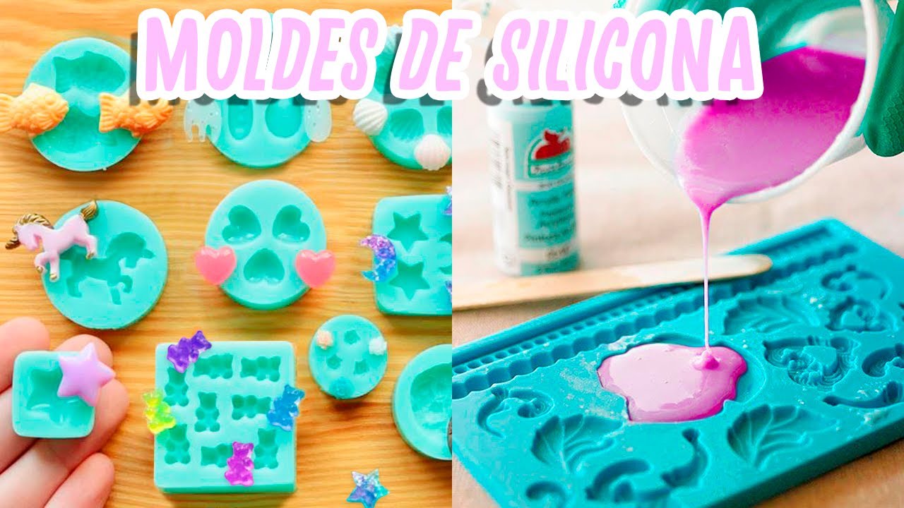 Como hacer MOLDES DE SILICONA CASEROS FLEXIBLES! 2 METODOS FACILES - Tutoriales Belen