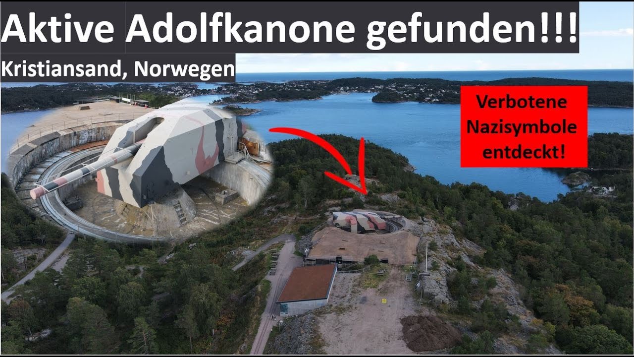 Cannon Museum Kristiansand - ¡Cannon Adolf без изменений в интерьере!
