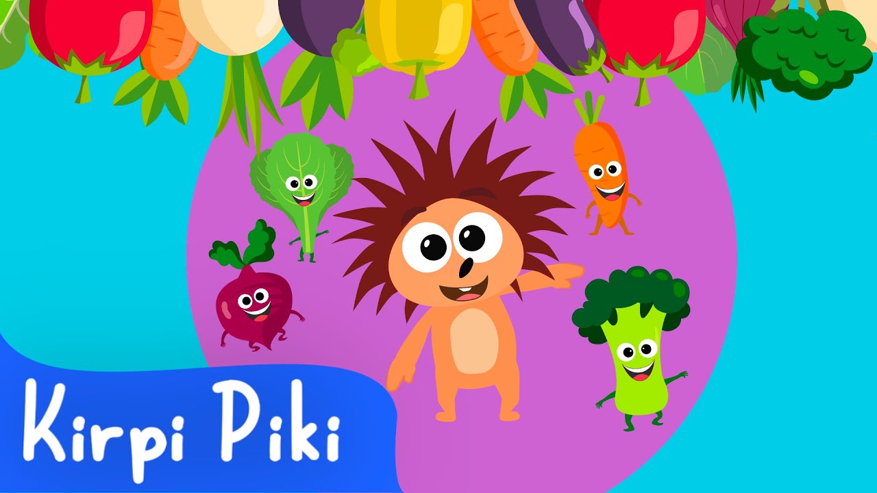 Sebzeler - Kirpi Piki - Bebek Şarkıları - Kirpi Piki &Ccedil;izgi Film &Ccedil;ocuk Şarkıları