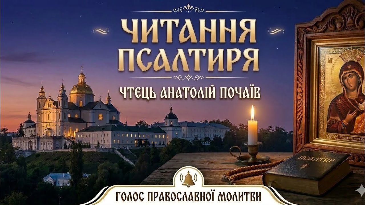 Кафизма 4-та (церковнослов'янська) - читає Чтець Анатолій Почаїв.