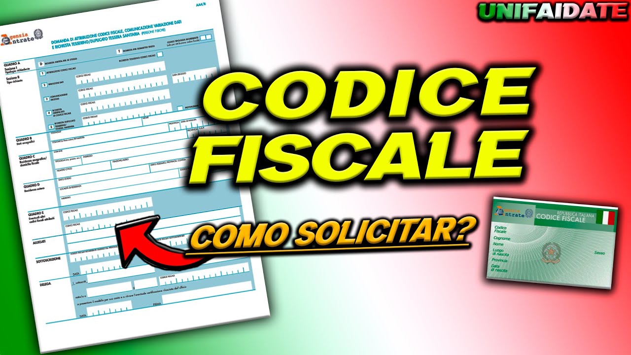 CODICE FISCALE - NO CONSULADO 