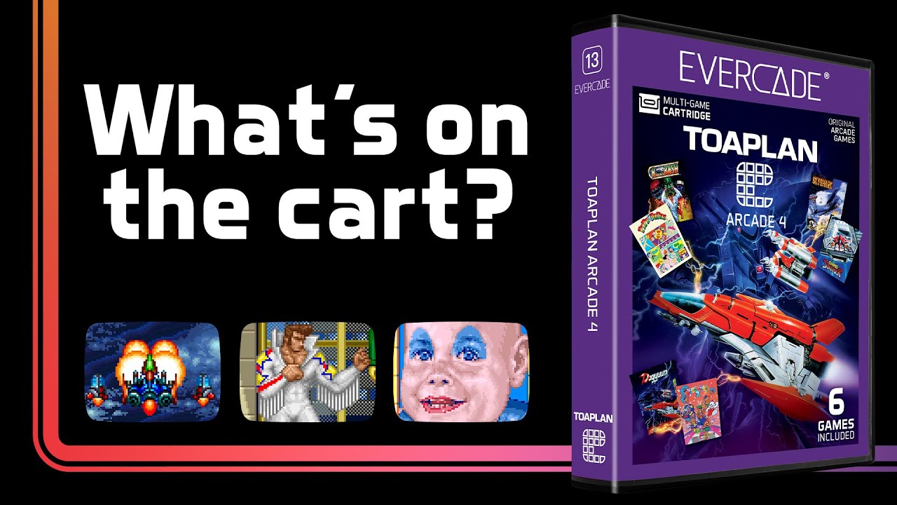 Evercade - What's On The Cart? - Toaplan Arcade 4