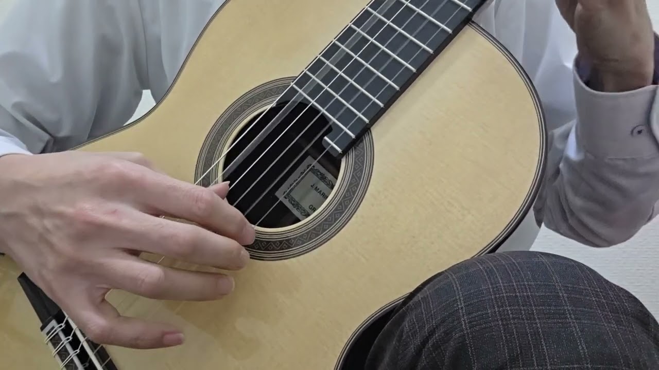 ホセ・マリン・プラスエロ Jose Marin Plazuelo 最新作 特注 20フレット ロジャース糸巻【クロサワ楽器日本総本店２F　サンプル試奏動画】