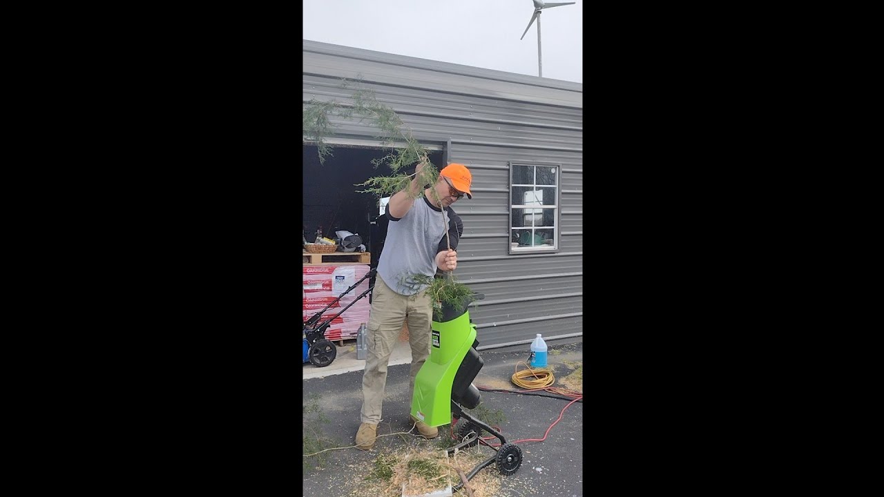 Portland Electric Chipper Shredder from Harbor Freight...demo/review
