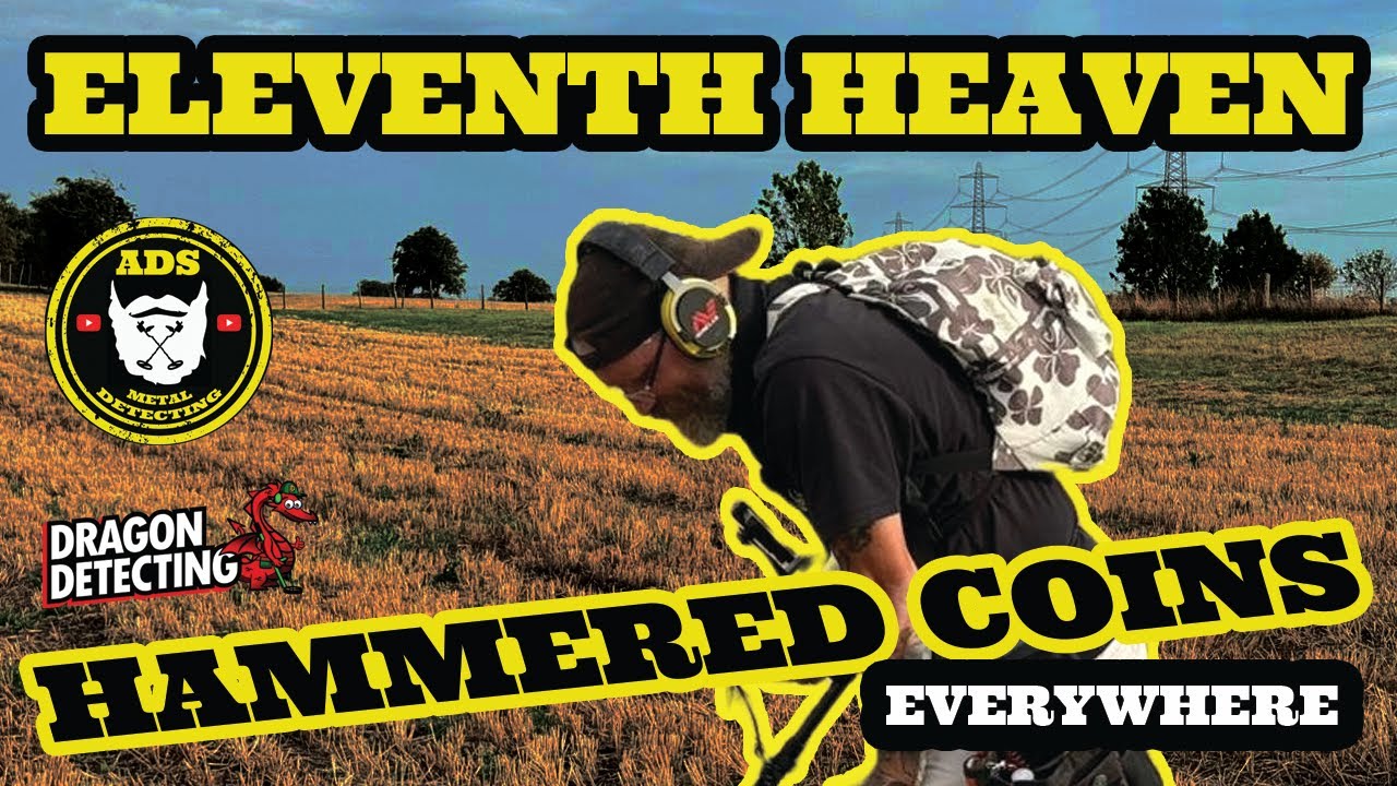 Eleventh Heaven - Hammered Coins Everywhere - Metal Detecting UK 2025 #video #vlog #minelab #you
